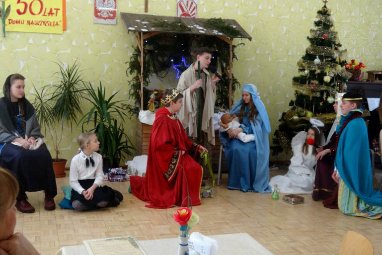Przedstawienie jasełkowe uczniów SP nr 38 i Gimnazjum nr 12
