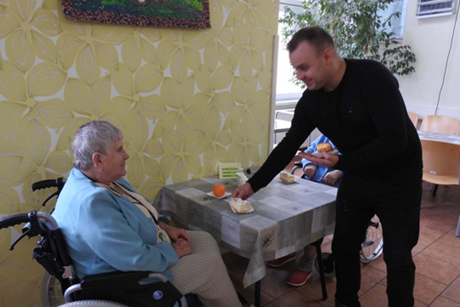 Przedświąteczna wizyta Pana Łukasza Luszczaka z Radia Bielsko