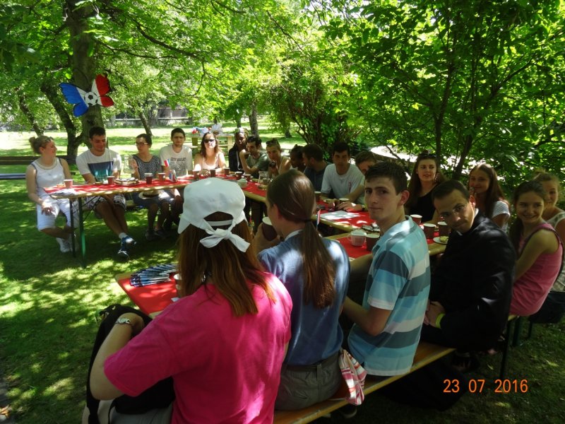 Spotkanie z młodzieżą z Francji w ramach ŚDM