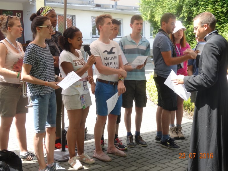 Spotkanie z młodzieżą z Francji w ramach ŚDM